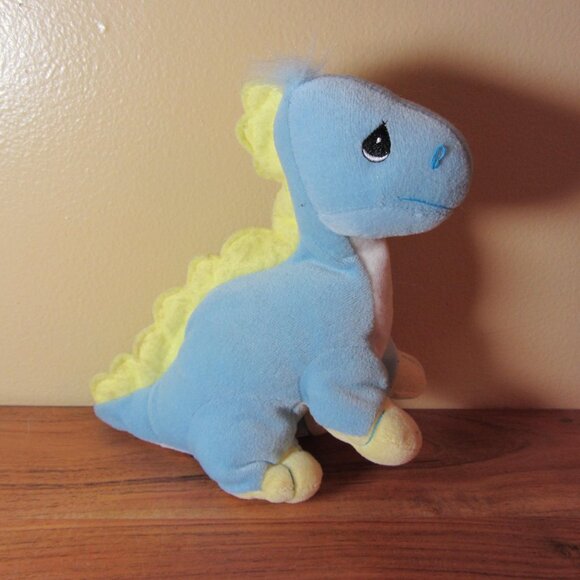 plush precious moments blue dinosaur vintage tender tails brontosaurus (W3960) - Picture 4 of 8